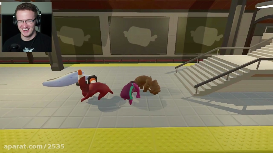 Gang Beasts Funny Moments Gameplay - Mini Ladd