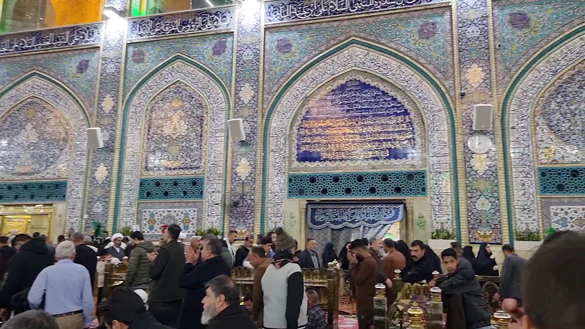 جایگاه برای مراسم شعبانیه در حرم امام حسین ع