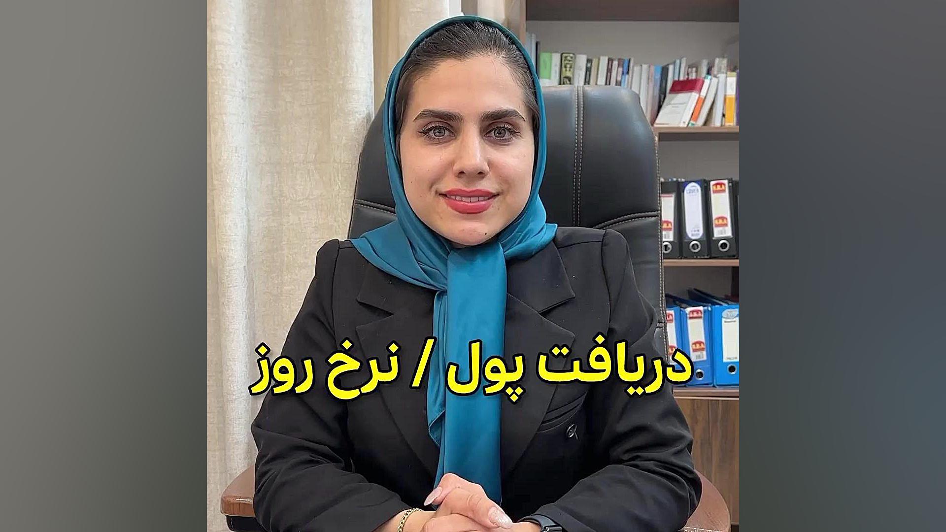 دریافت پول / نرخ روز وکیل پایه یک دادگستری فاطمه قربانی
