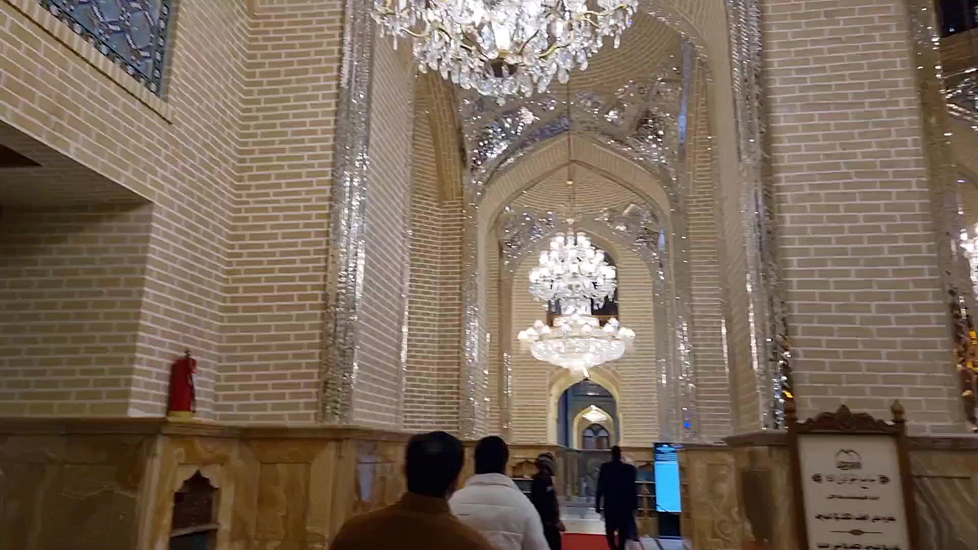 درب بسیار زیبای جدید در حرم کاظمین