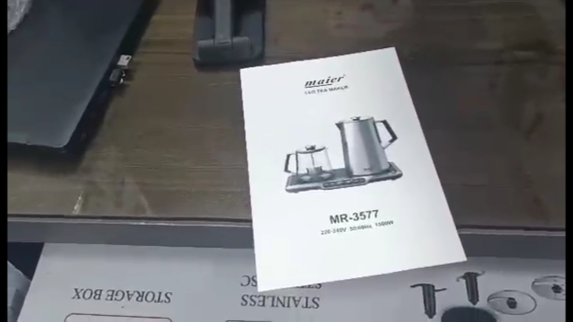 ویدیو چای ساز کنار همی استیل مایر مدل MR-3577 احسان خواجه‌امیری
