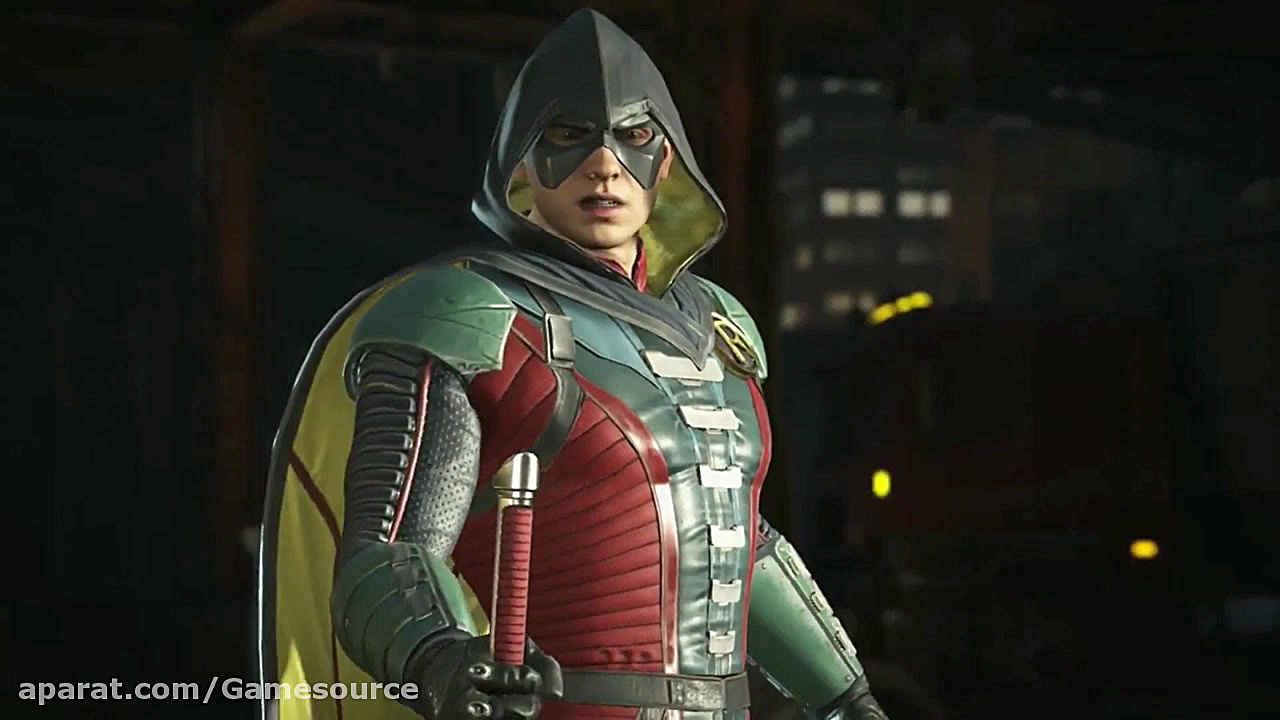 تریلر جدید از گیم پلی بازی Injustice 2|معرفی شخصیتrobin زمان95ثانیه