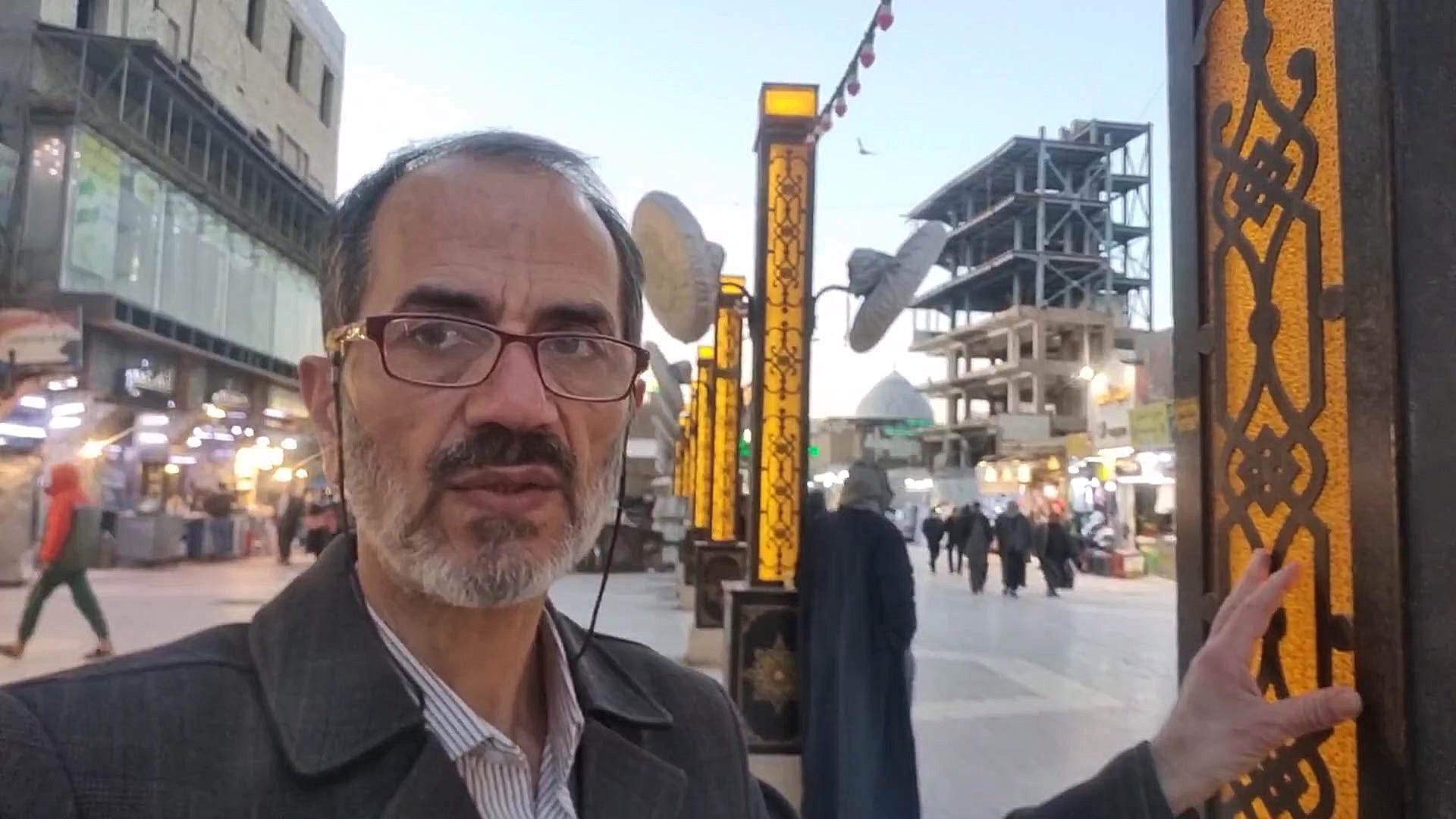 ستون های منور حرم علوی