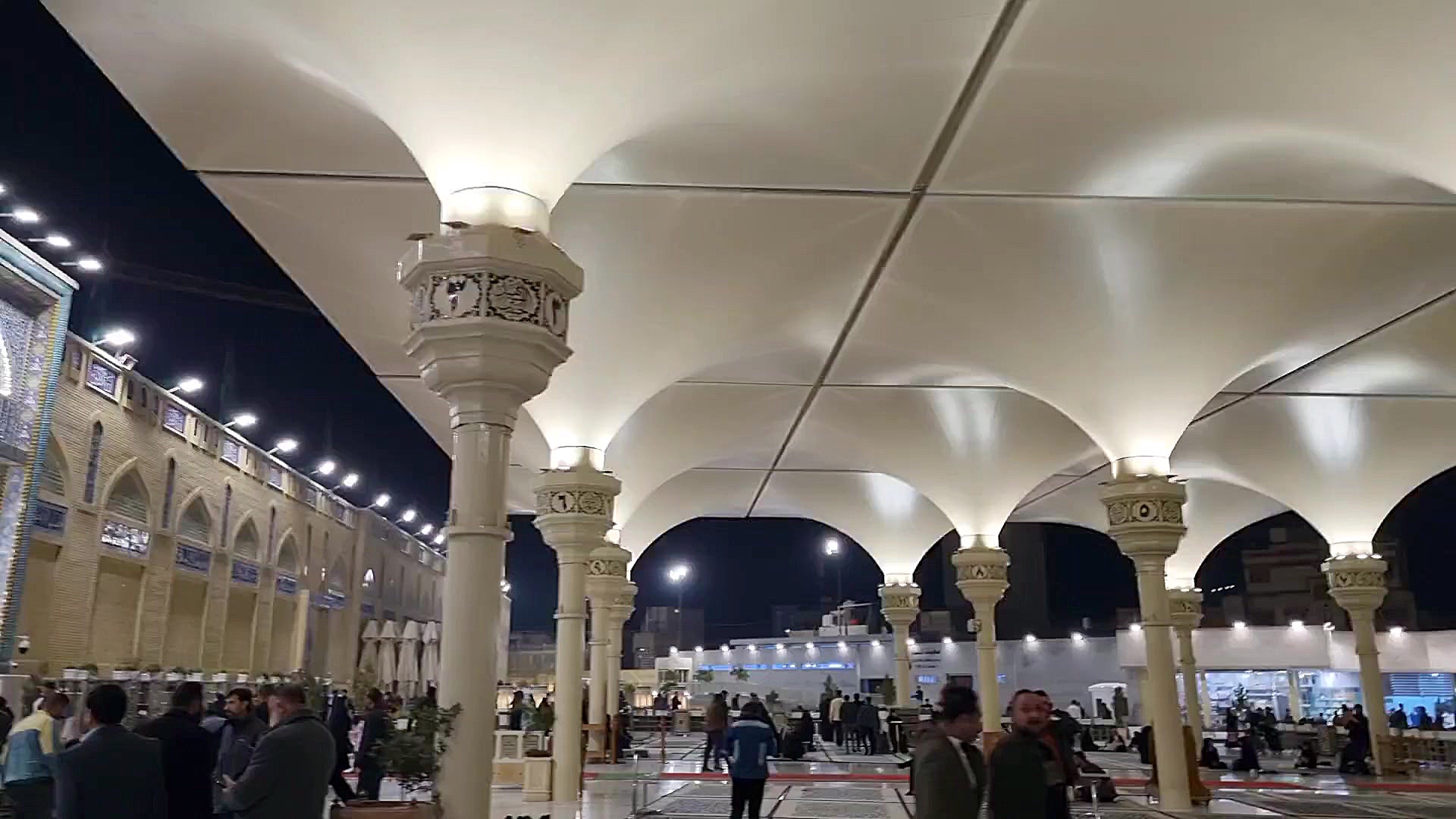 چادر چتری سایبان حرم کاظمین