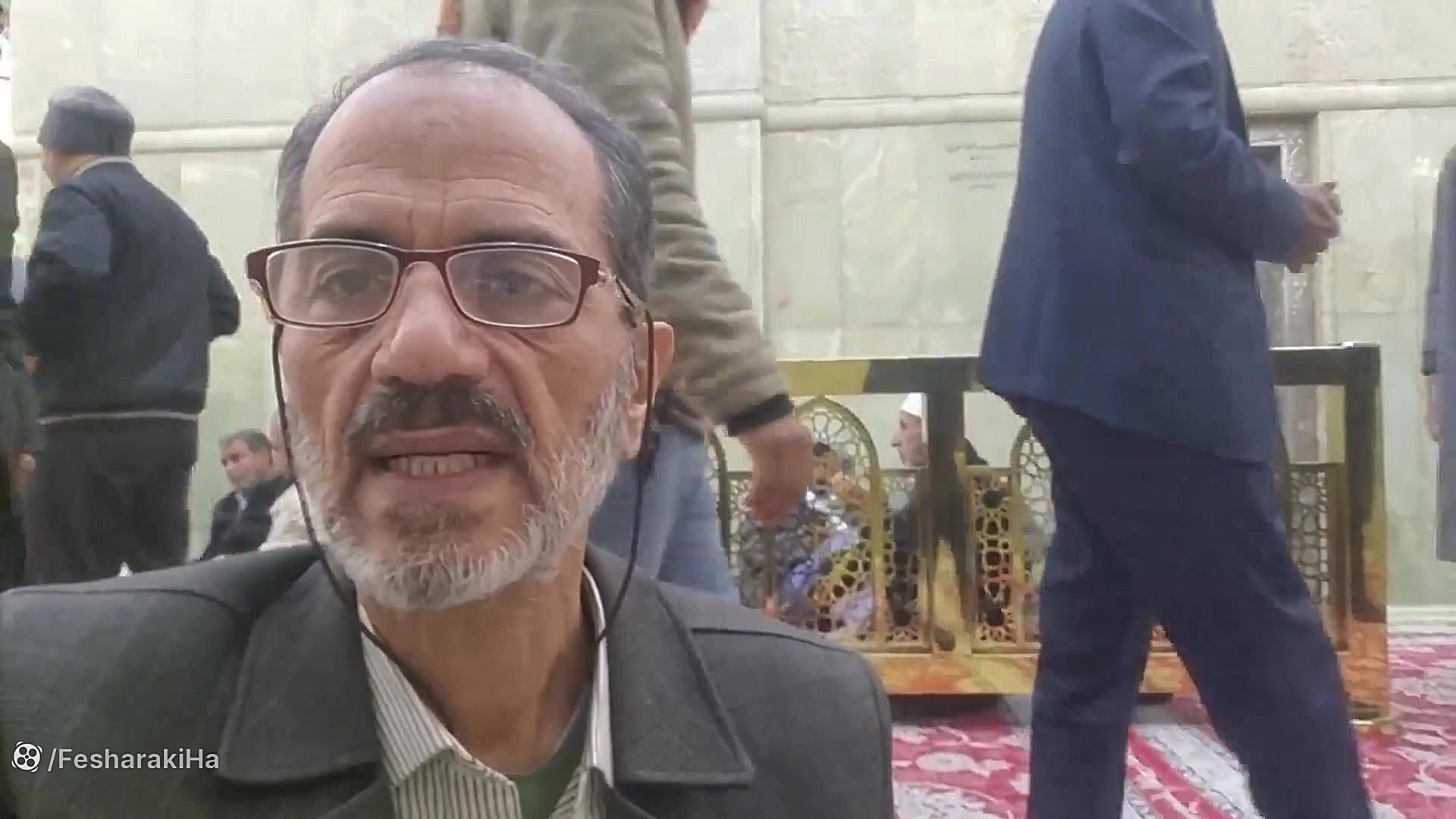 نرده متحرک حرم مطهر امام حسین ع