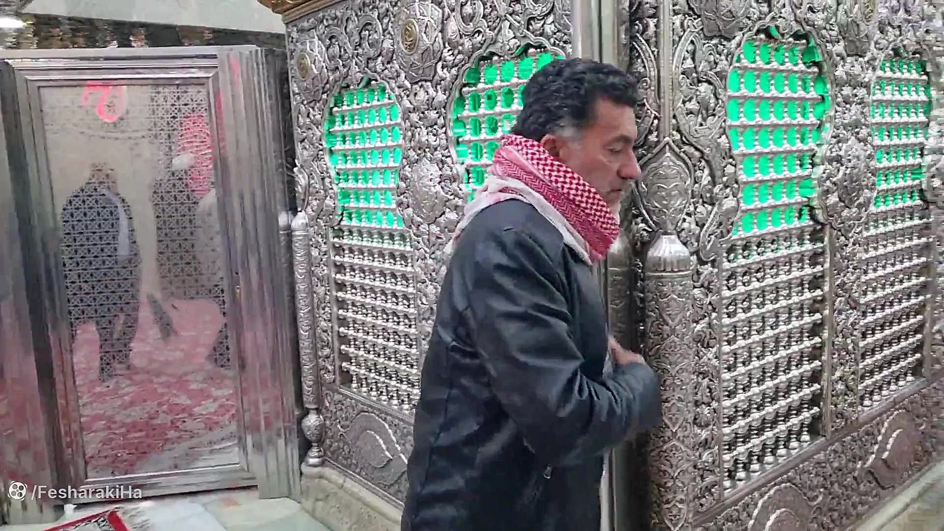 تفکیک کننده ریلی فیمابین بانوان و اقایان زایر کربلا