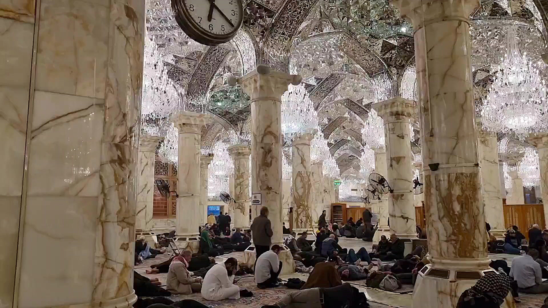 صحن حضرت زهرا س حرم امام علی ع