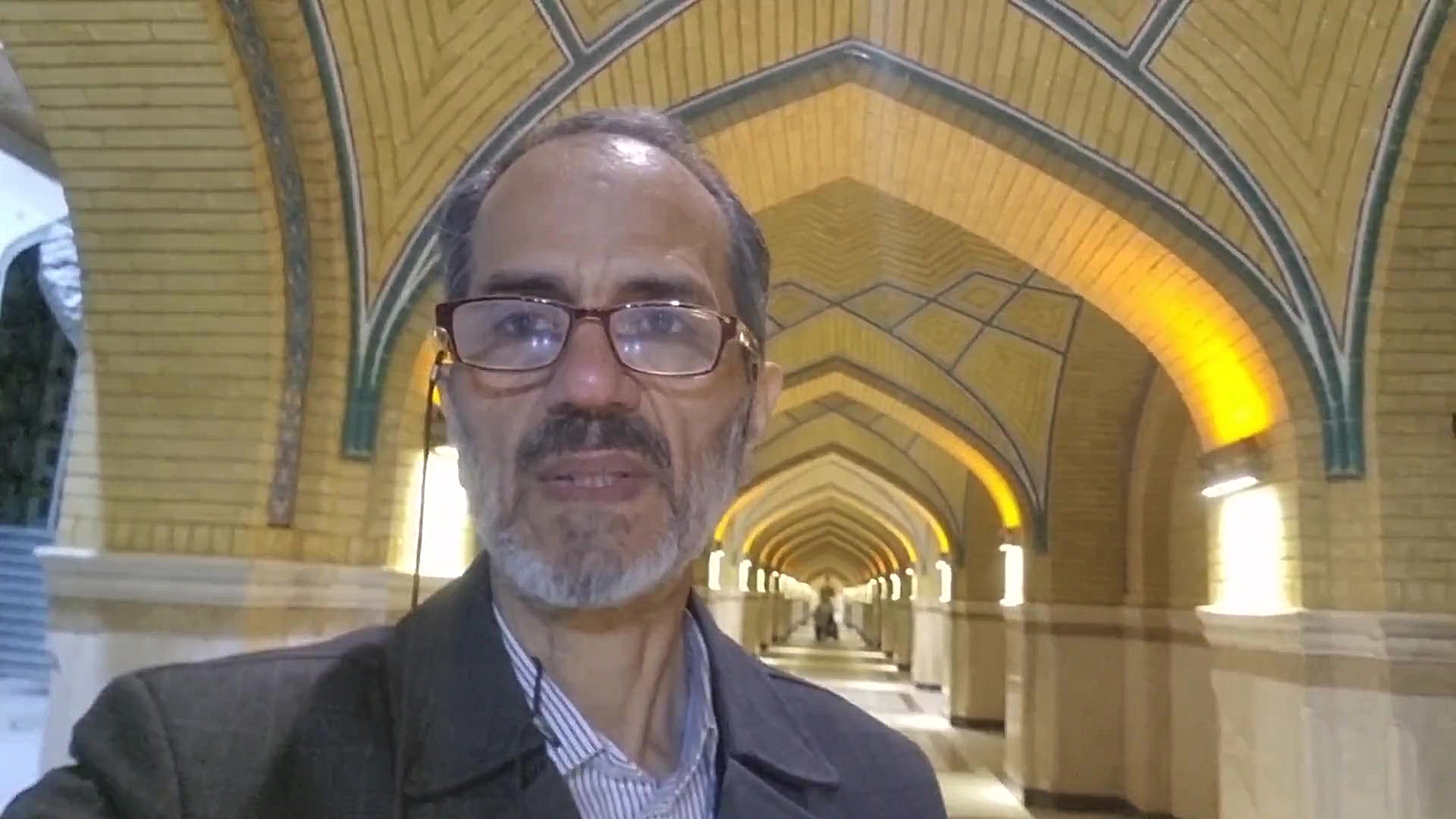 اوج شکوه و زیبایی در رتیم رولق در ضلع جنوبی حرم امام علی ع