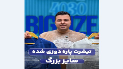 تیشرت  سایزبزرگ4030(کدمحصول:432)