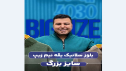 بلوز سلانیک نیم زیپ سایزبزرگ4030(کدمحصول:5189)