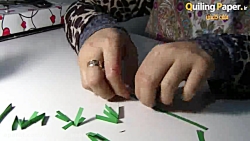 آموزش برگ درخت کاج | ملیله کاغ...