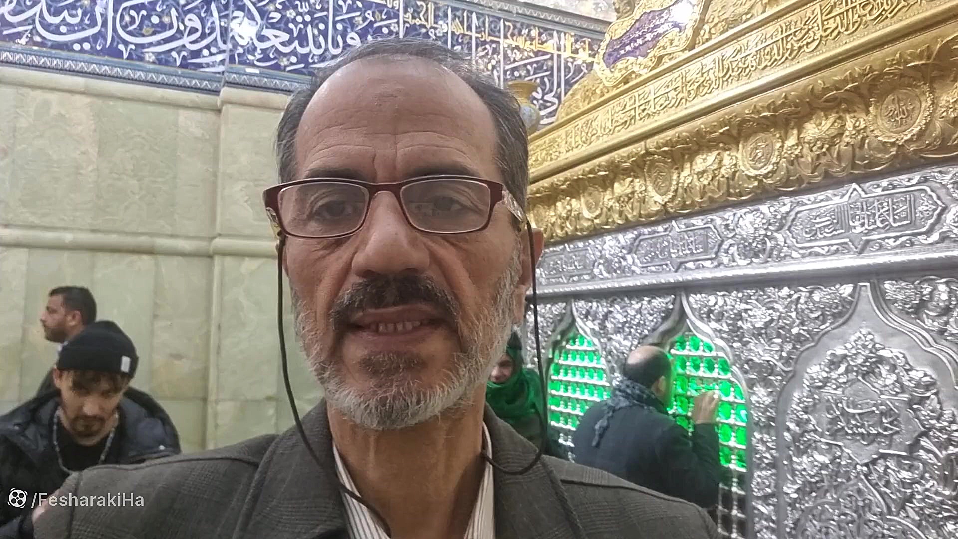 حرم سید ابراهیم مجاب در کنار حرم امام حسین ع