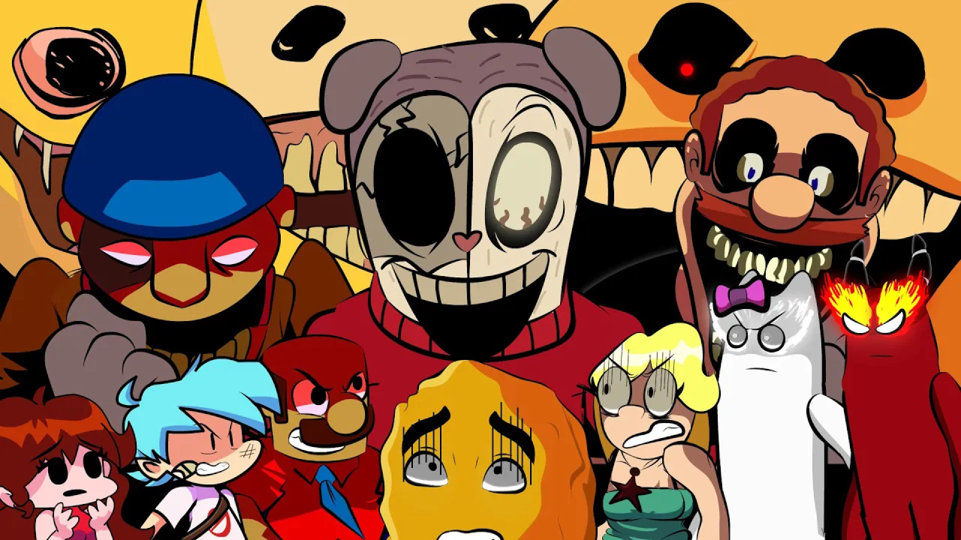 FNF x Twiddlefingers House of Horrors Complete Series Cut Content Secret E جراحی فک