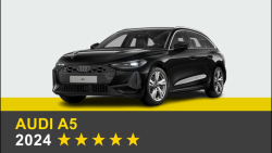 تست تصادف ائودی A5 ۲۰۲۴