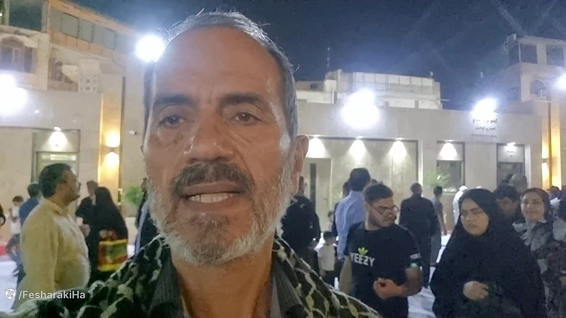 سازه زیر کار اجرای نمای صحن حرم امامین کاظیمن