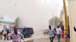 لحظة انفجار  ماشین بمب گذاری ش...