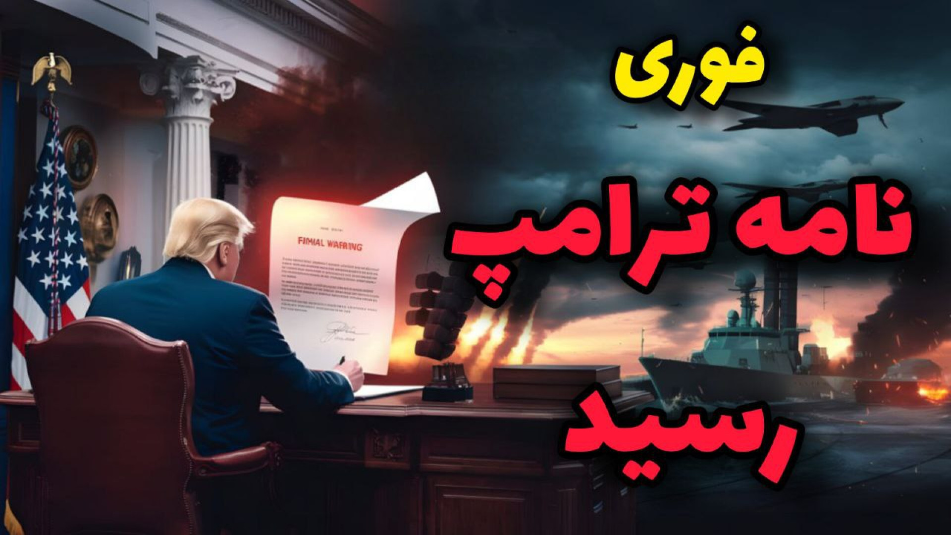 ایت الله خامنه‌ای پاسخ ترامپ را داد: مذاکره نمی‌کنیم،آماده جنگیم!