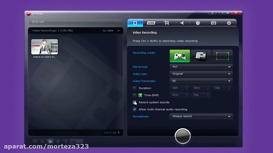TOP 5 BEST GAME RECORDING SOFTWARE for PC 2017 - Everything You Need To Know زمان1243ثانیه
