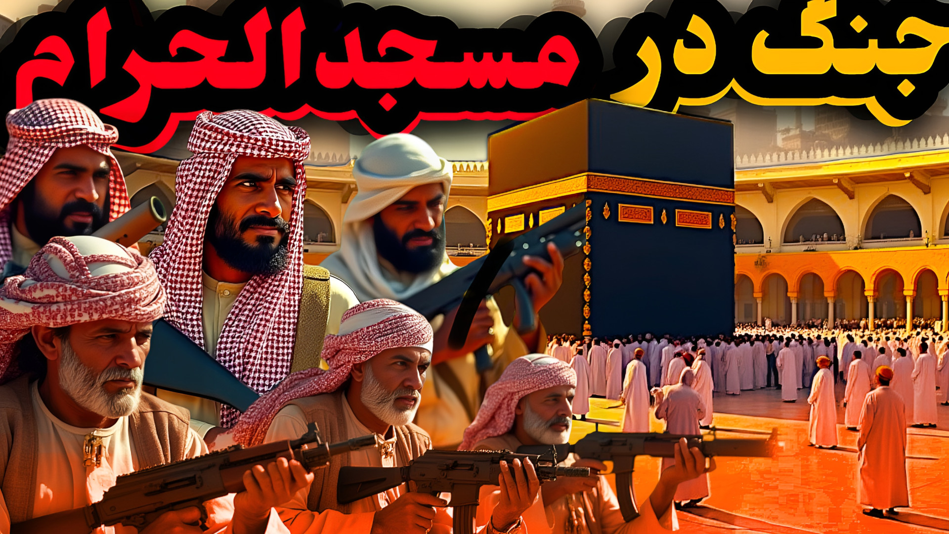 جنگ و انقلاب در حیاط کعبه که باعث مرگ ۲۵۰۰ نفر شد خفاش لبخند