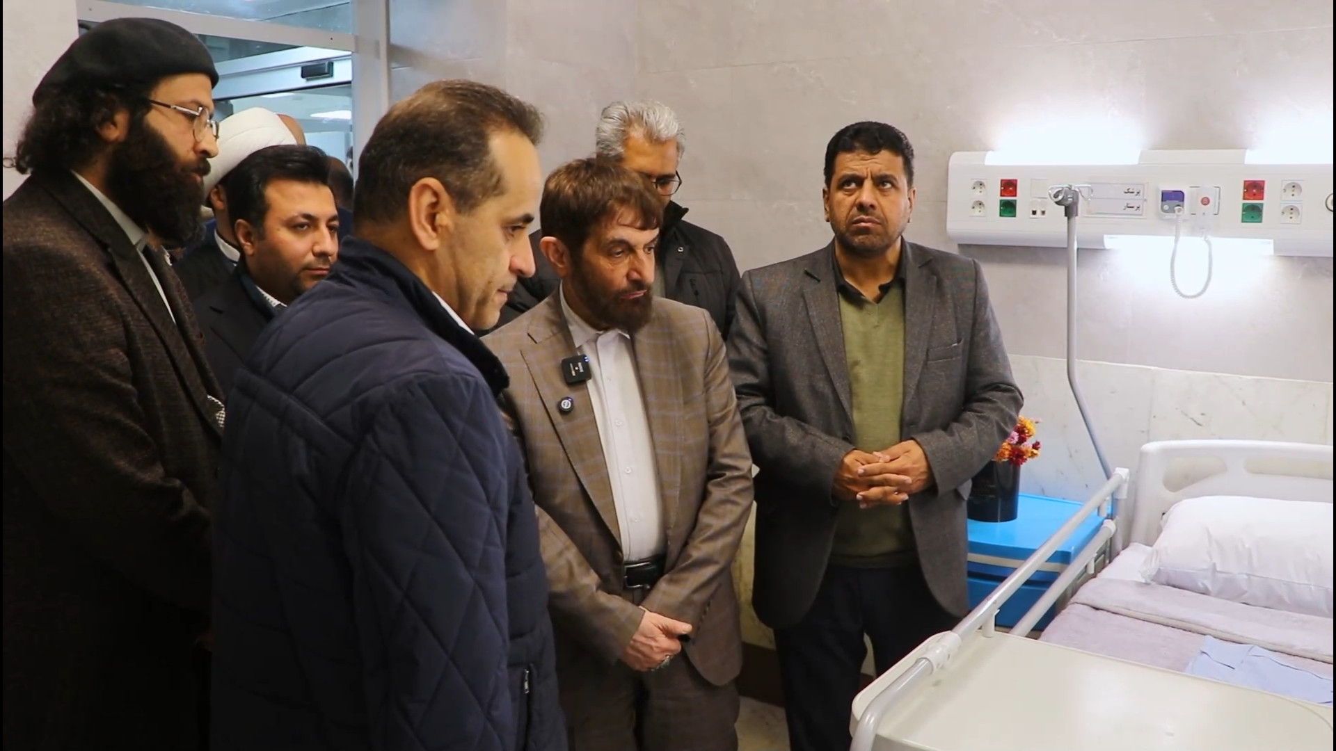 آیین بهره برداری از بخش ریه ،سل و بیماری های تنفسی بیمارستان دکتر شریعتی مشهد منافذ باز پوست