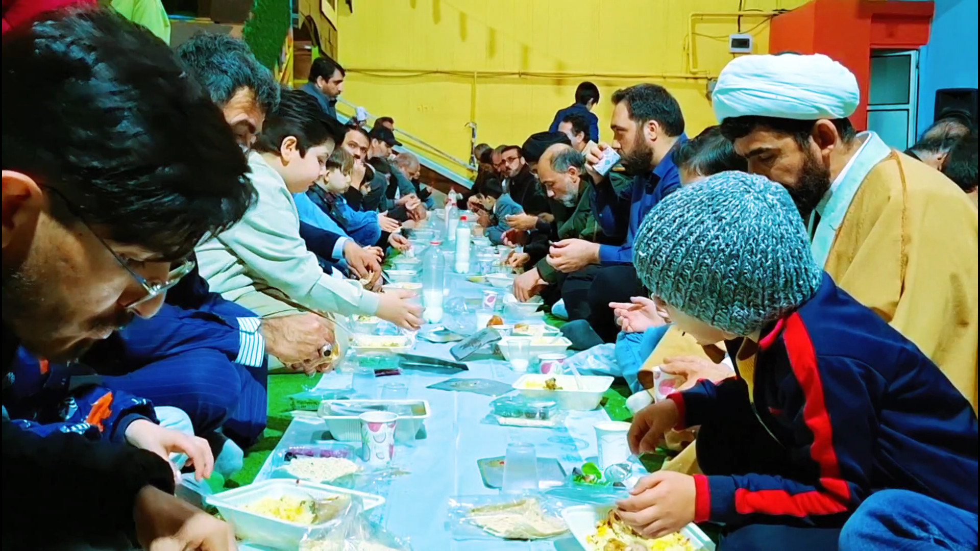 افطاری پدر و پسری دندان شیری