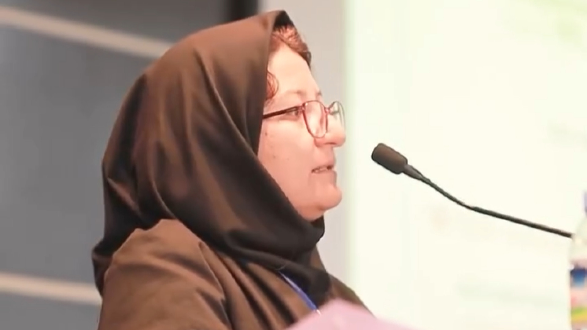 دکتر مهتاب ربانی در پانزدهمین بازآموزی مداوم گوش و حلق و بینی و جراحی سر و گردن بررسی لک صورت