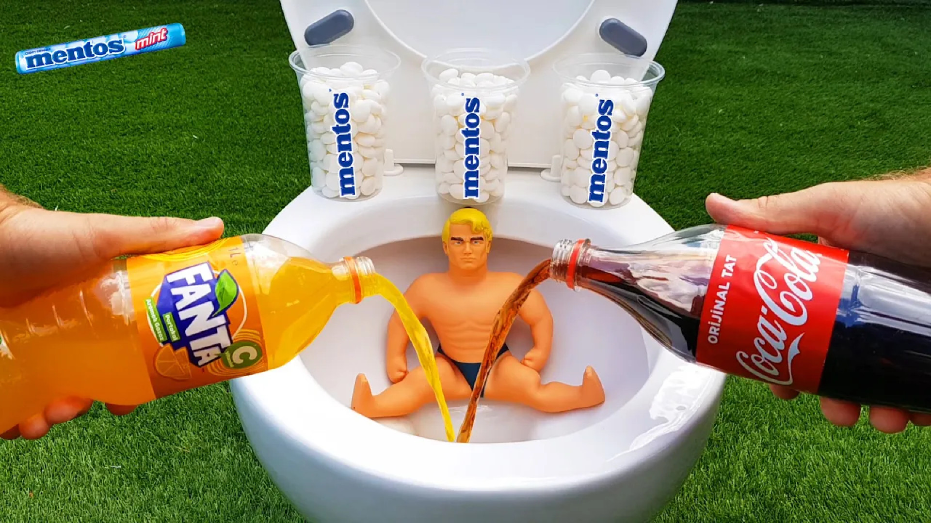 چالش انفجار/ چالش و سرگرمی/ چالش نوشابه/ ازمایش نوشابه بیماری نوری آسیب ارثی