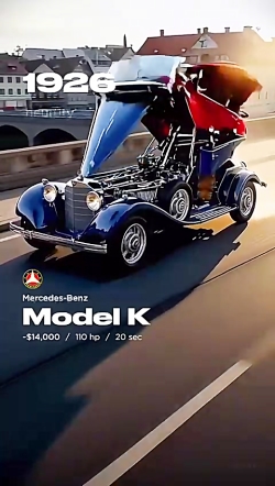 سیر تحول خودروهای بنز در طول زمان