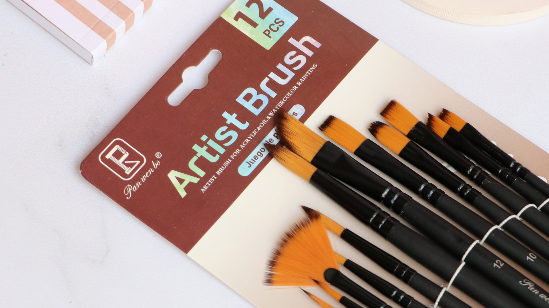 معرفی ست قلموی میکس ۱۲ عددی PWB پن ون بو PAN WEN BO زمان64ثانیه