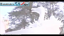 فیلم مسابقه بزرگ مجسمه های برف...