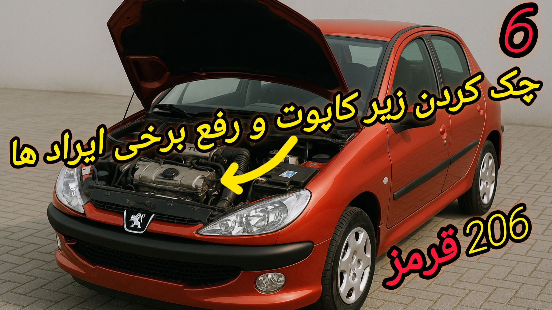 چک کردن زیر کاپوت و رفع برخی ایرادها 206 قرمز ( پارت 6 ) بیماری گلوکوزامینوگلیکان تجمعی