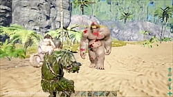 گیم پلی خودم از Ark Survival Evolved شکار با کمک میمون2