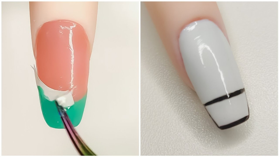 ۵ ایده فوق‌العاده طراحی ناخن با فرنچ ساده و زیبا | آسان و شیک