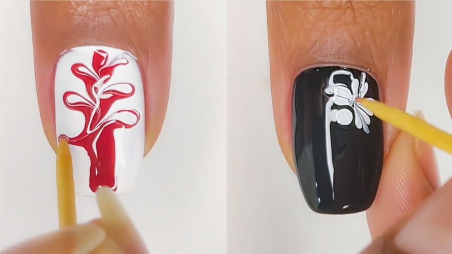 ۵ مدل طراحی ناخن ساده با خلال دندان | آسان و شیک