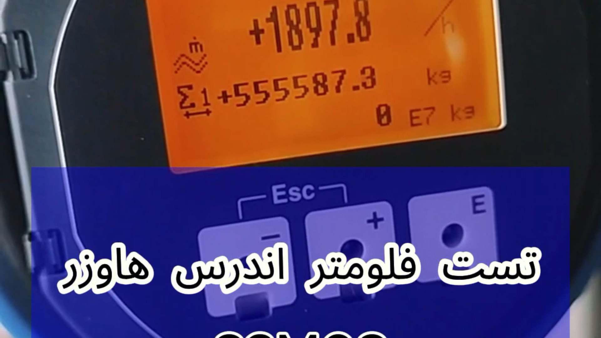 تست فلومتر پرومس اندرس هاوزر Promass 83m08 کاشت ابرو