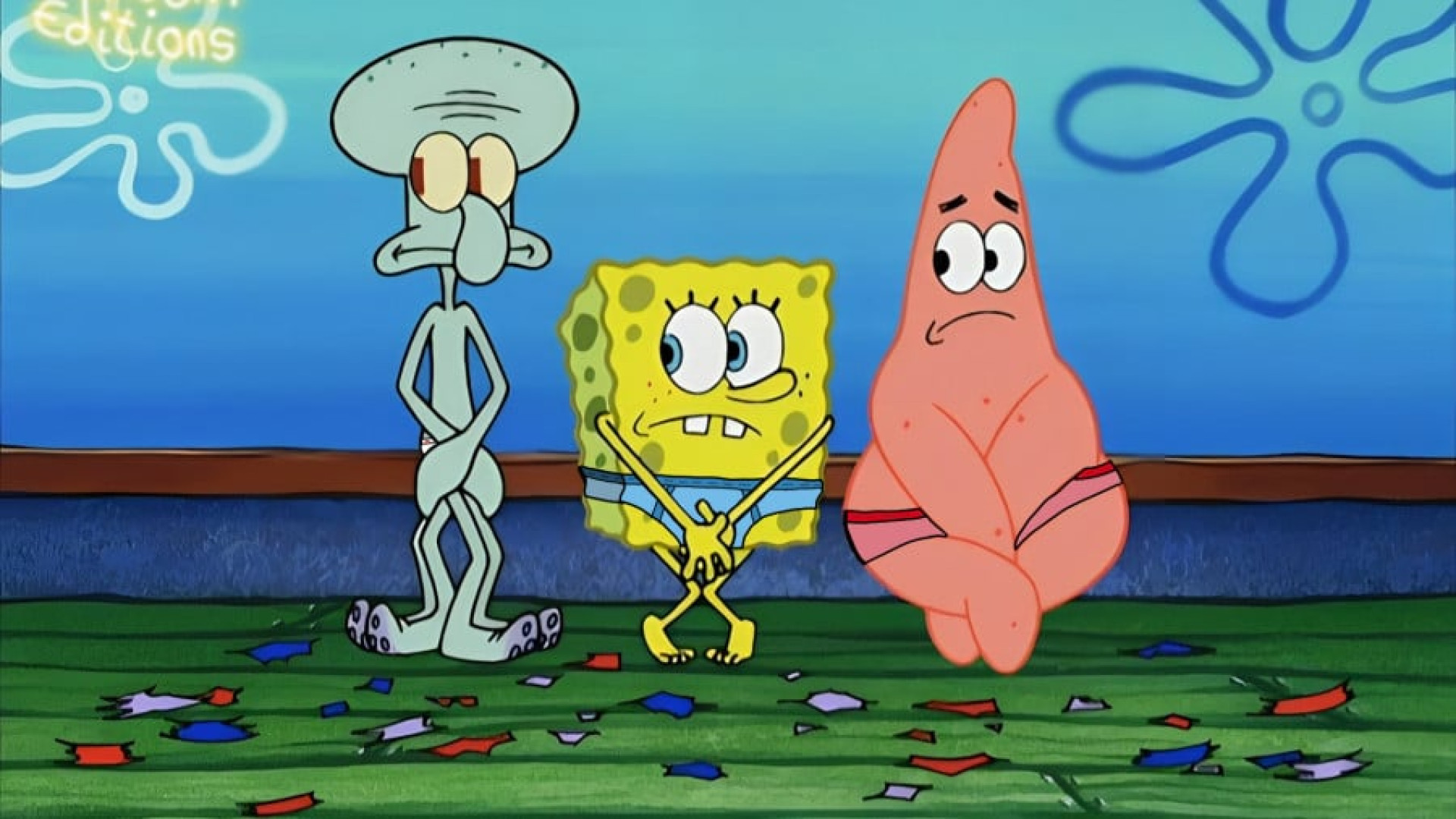 باب اسفنجی دوبله فارسی / کارتون باب اسفنجی جدید / انیمیشن شست دست باب اسفنجی زمان696ثانیه