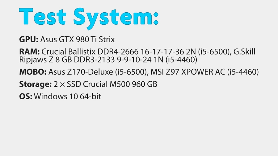 I5 6500 Vs I5 4460 Comparison