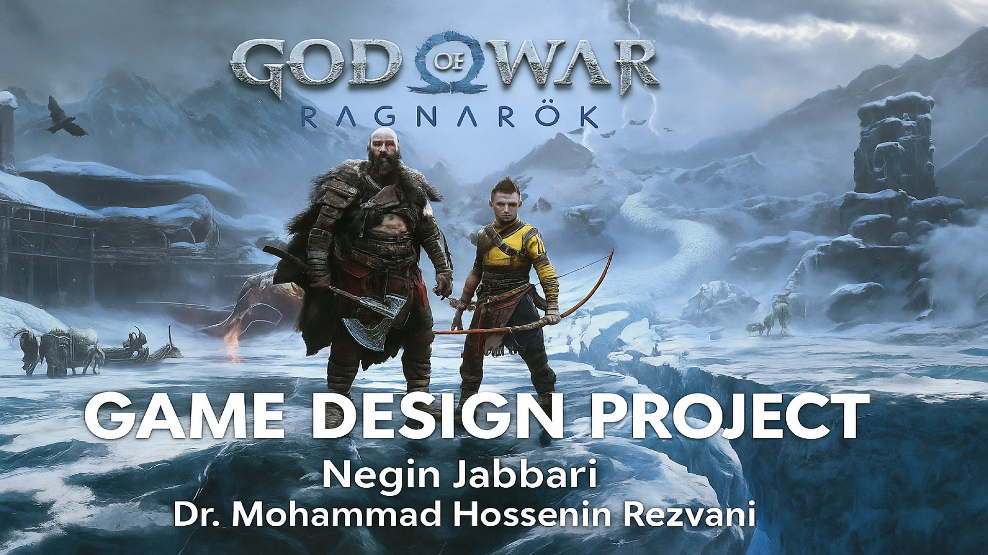 تحلیل بازی God or war ragnarok دکتر محمد حسین رضوانی