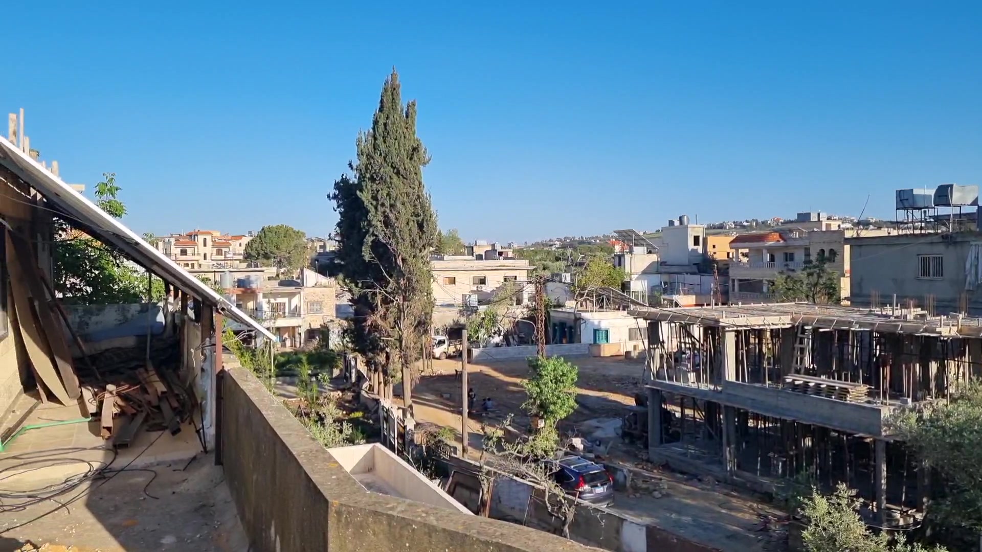 جنوب زیبای لبنان و اثار بمباران اسراییل