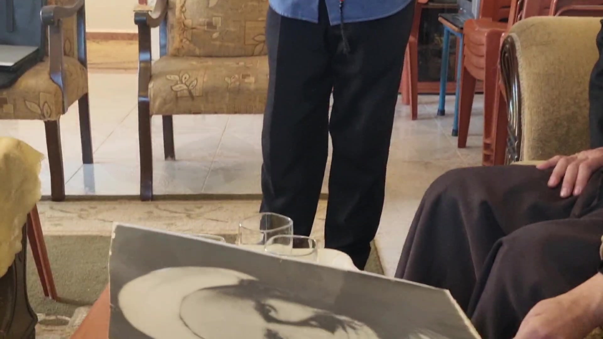 خانه معلمی که  قبلا در موشکباران تخریب شده بوده