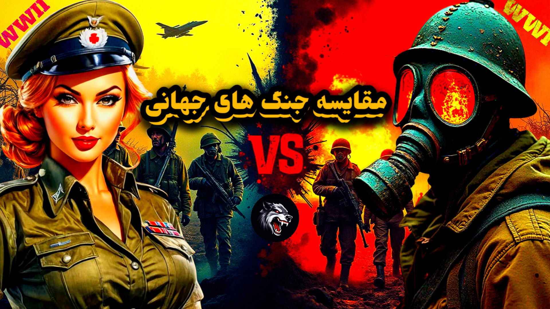 "تفاوت‌های عجیب جنگ جهانی اول و دوم | نبردی که دنیا را تغییر داد!" تیک‌تاک