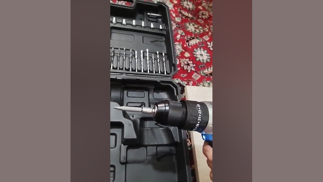 دریل پیچ گوشتی چکشی ادون مدل lV3.2110 - فیلم ارسالی خریدار زمان70ثانیه