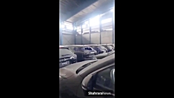 وضعیت خودروهای وارداتی در گمرک رجایی بعد از حادثه انفجار