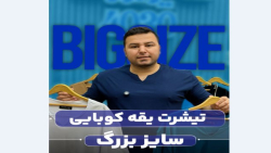 تیشرت بیسیک یقه کوبایی سایزبزرگ4030(کدمحصول:470)