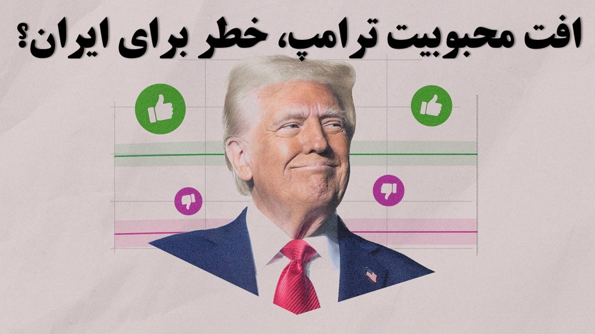 افزایش نارضایتی از عملکرد ترامپ؛ افزایش خطر جنگ با ایران؟