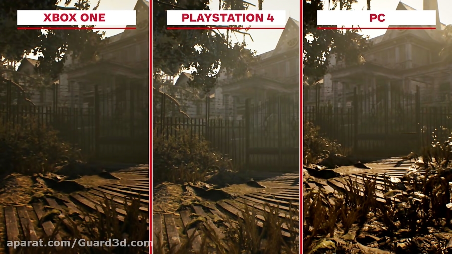 مقایسه گرافیک Resident Evil 7 روی Xbox One و PS4 و PC