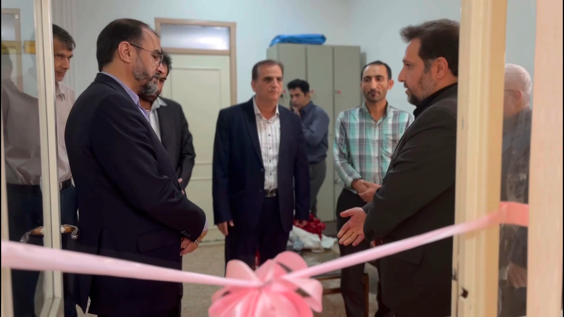 افتتاح کتابخانه کاشی گلچین و خانه بهداشت کارگری شرکت کاشی کوروش و شرکت زیباریس اتوپلاستی