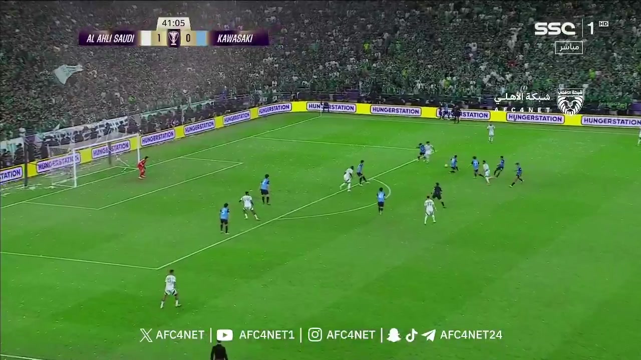 گل دوم الاهلی مقابل کاوازاکی توسط کسیه علامت کرنیگ