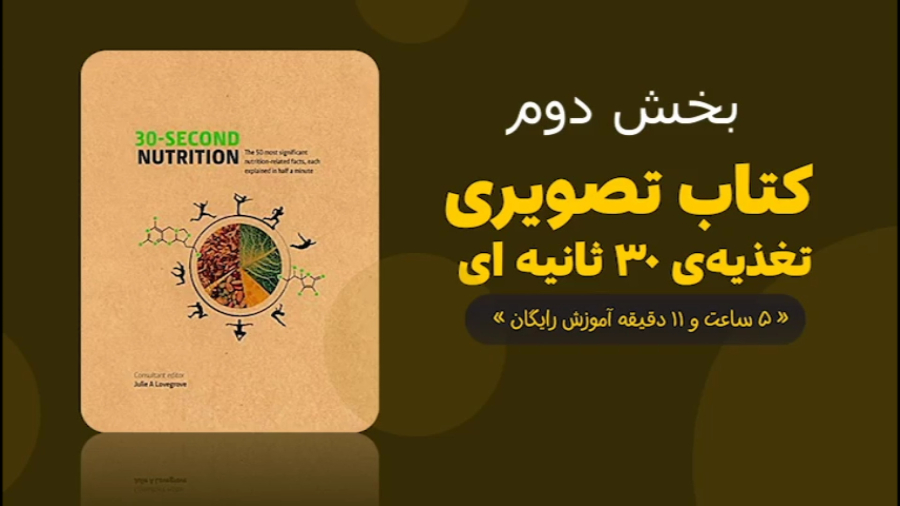 کتاب تصویری تغذیه ۳۰ ثانیه ای (بخش دوم)
