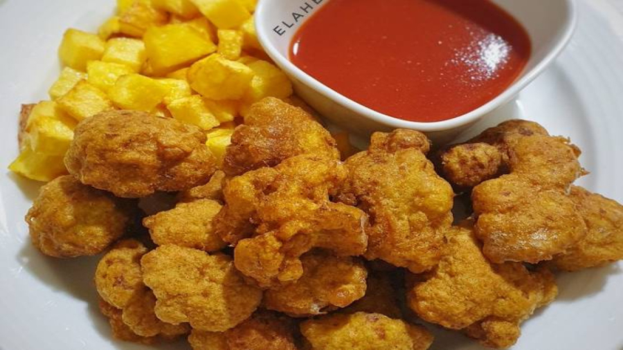 طرز تهیه گل کلم سوخاری / آموزش سوخاری سالم / مفید سلامتی